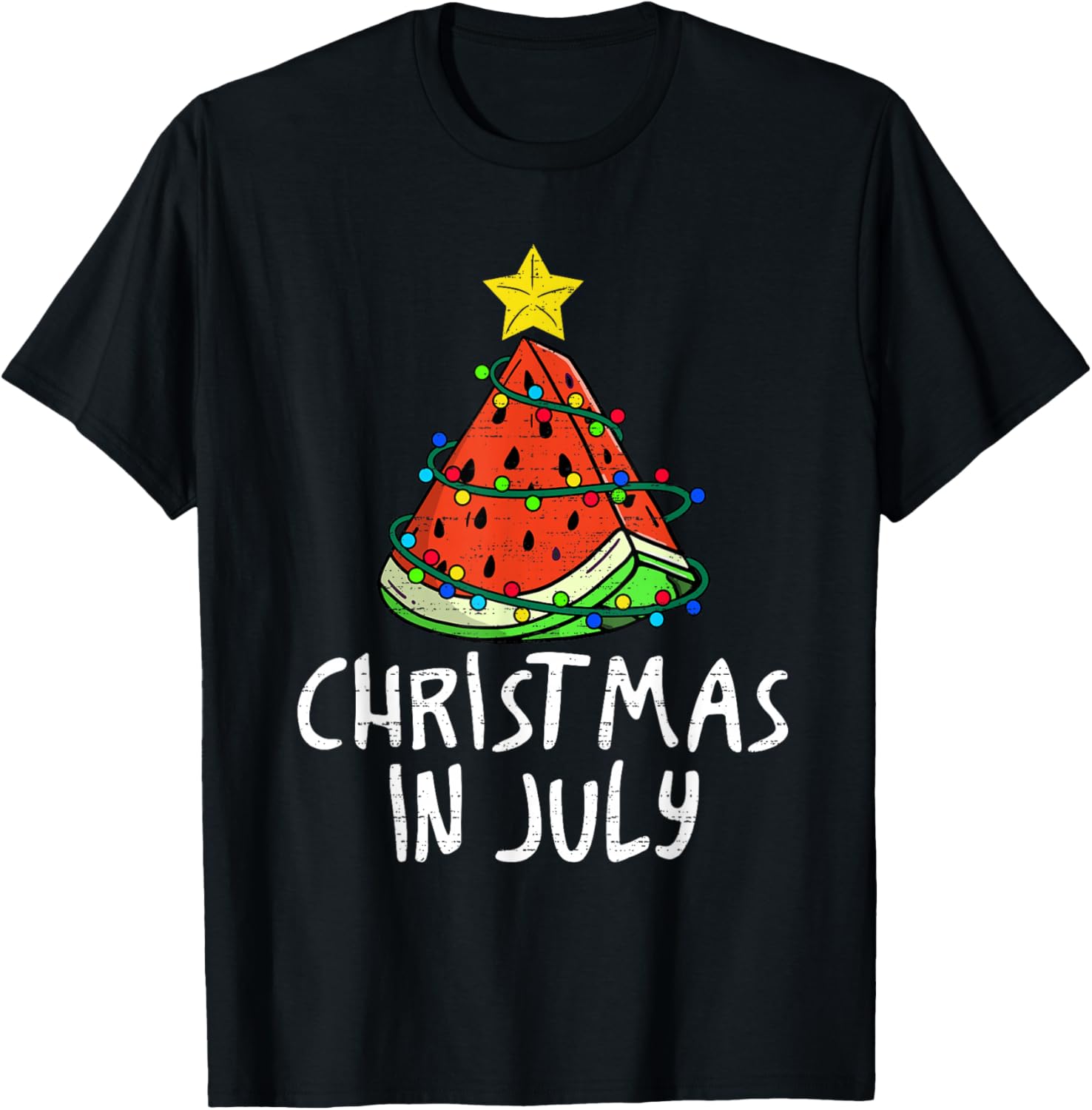 Christmas In July Watermelon Summer Xmas Beach Vacation