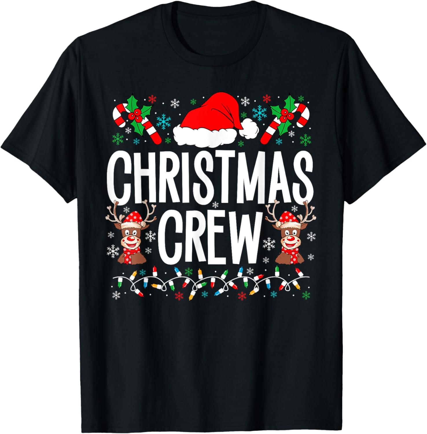 Christmas Crew Family Matching Xmas Toddler Kid Boy Girl Tee T-Shirt