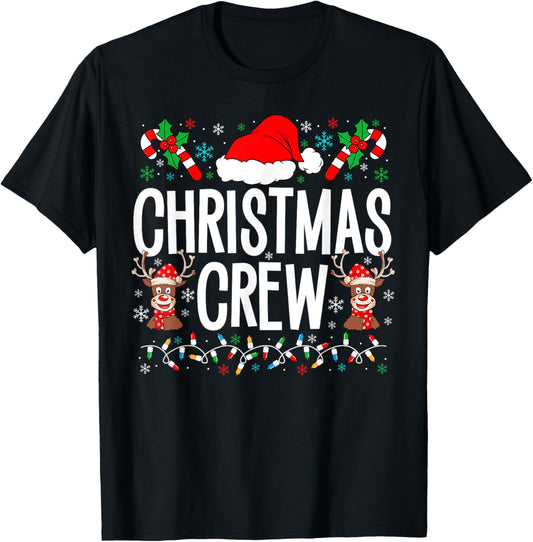 Christmas Crew Family Matching Xmas Toddler Kid Boy Girl Tee T-Shirt
