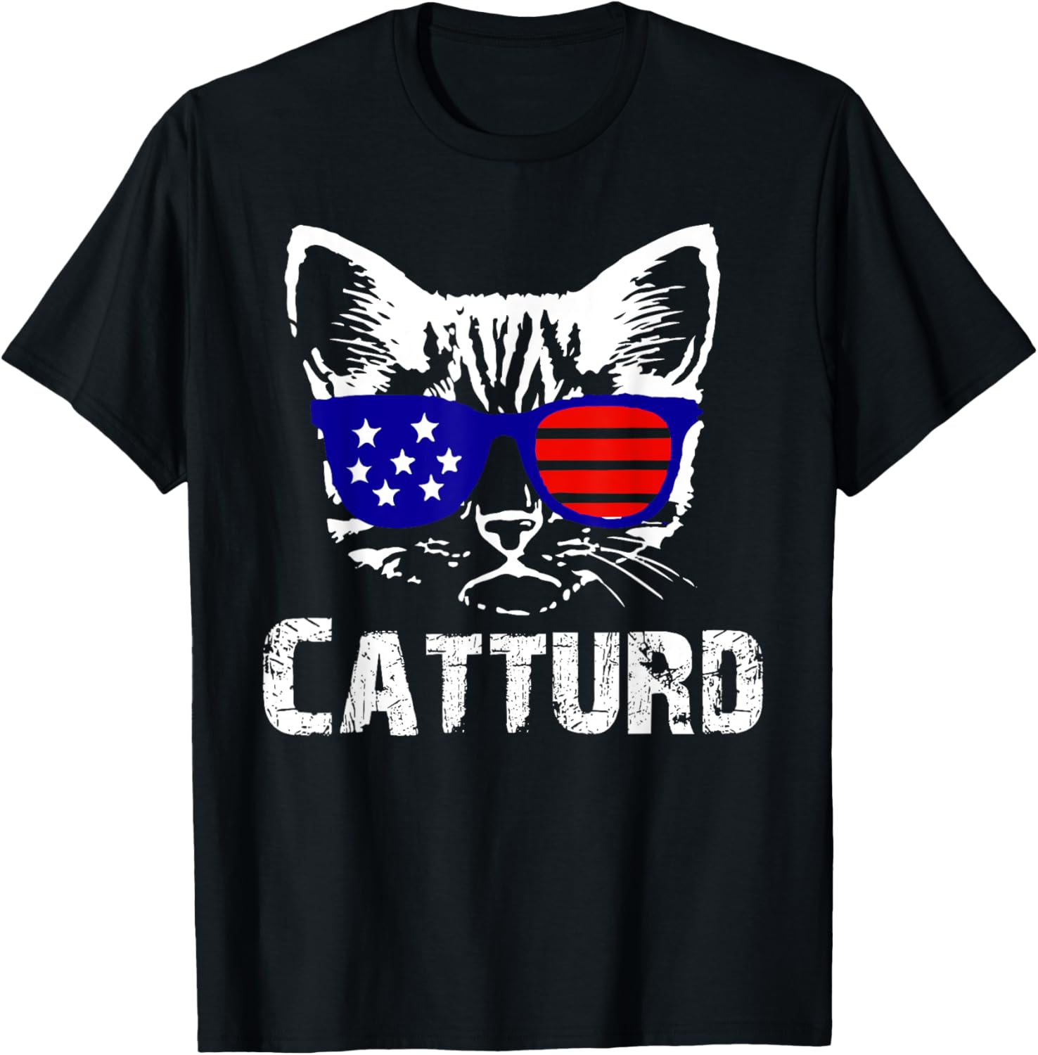 Catturd Funny Cat Lover Patriotic Cat Mom Cat Dad Pet Owner Women Men T-Shirt