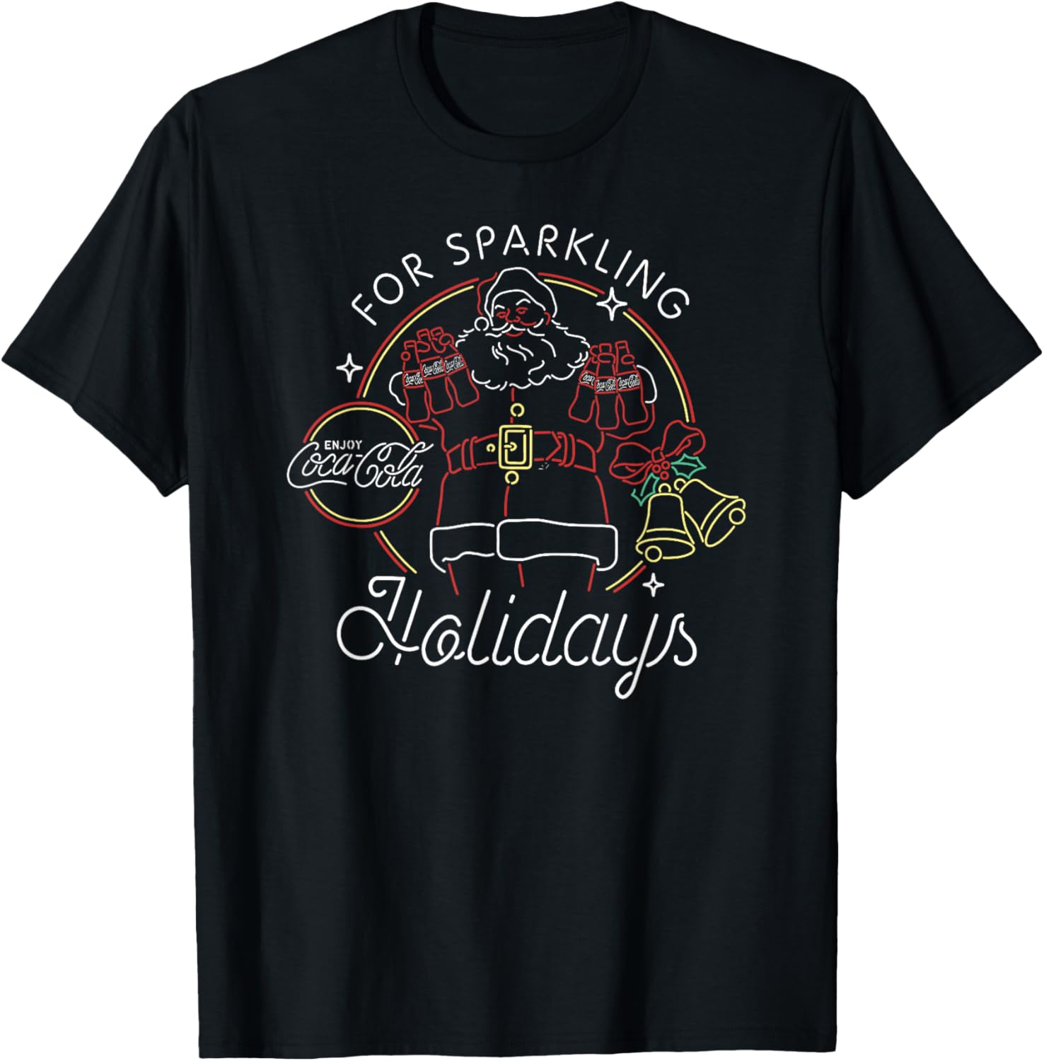 Coca-Cola Christmas For Sparkling Holidays Neon Sign Style