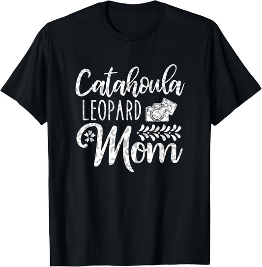 Catahoula Leopard Dog Mom Cute Paw Design for Men Women Kids T-Shirt