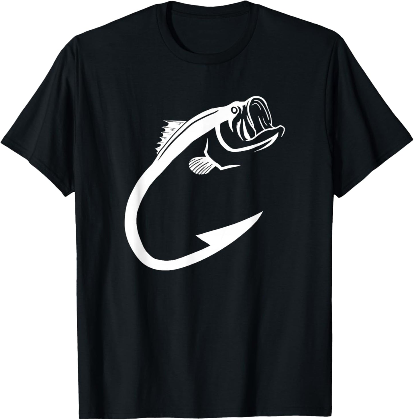 Fish Hook Minimal Art Cool Fishing Lover Art Lover Gift