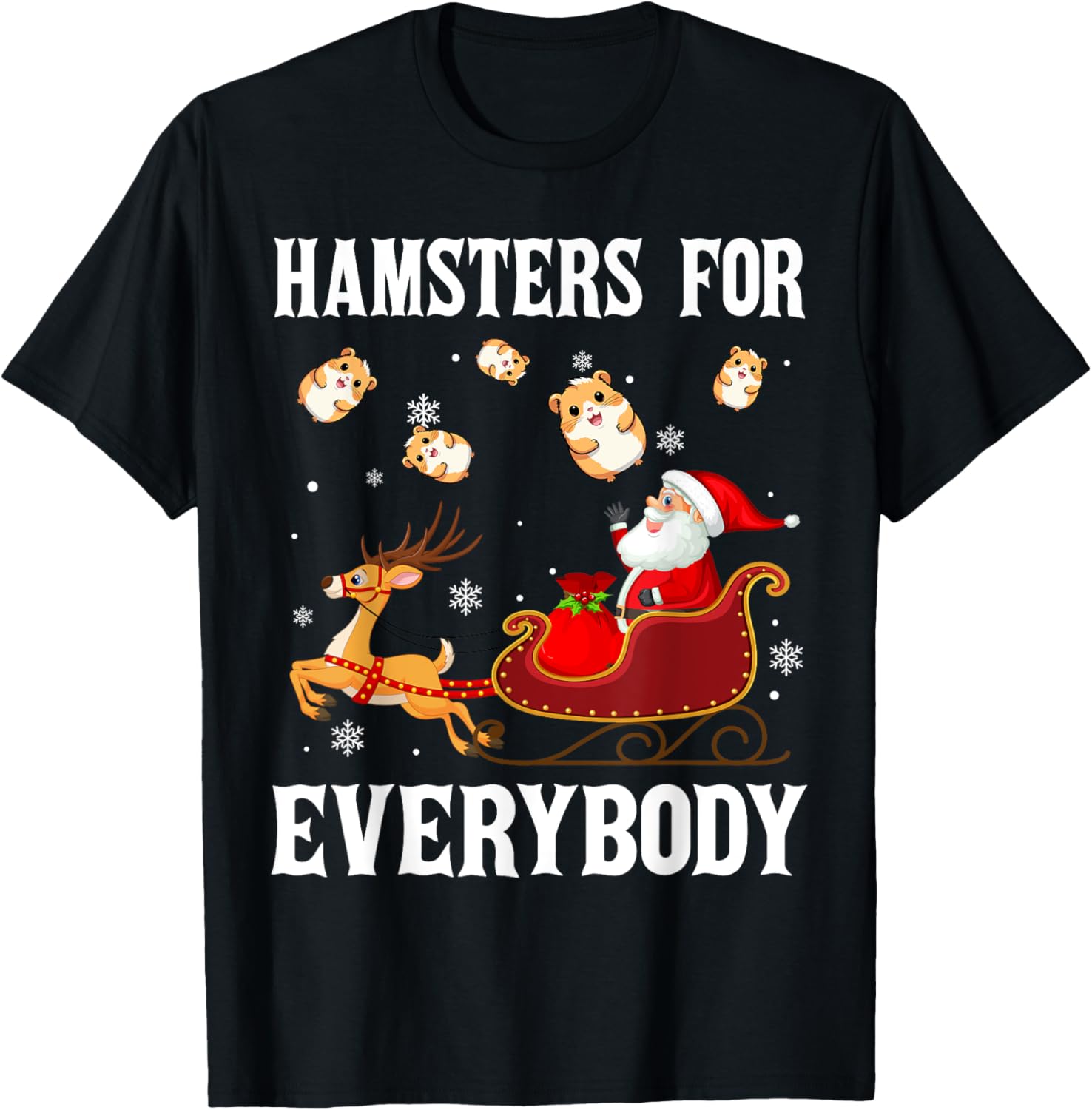 Hamsters For Everybody Christmas Santa Claus Hamster Xmas