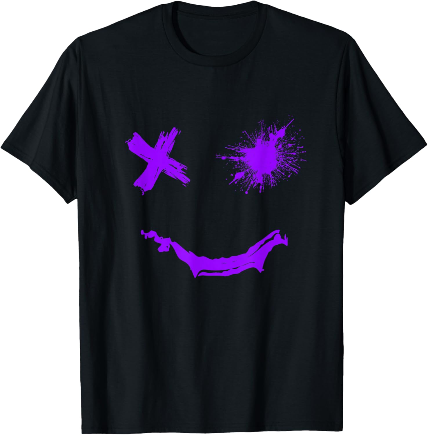 Purple Grunge Smile Purple Color Graphic