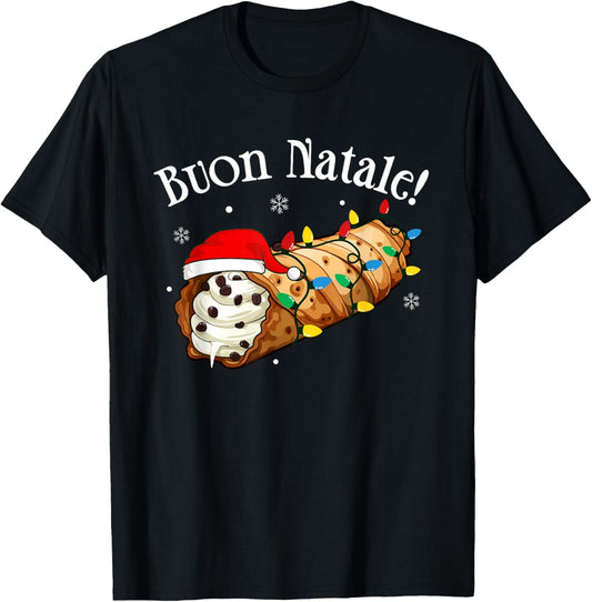 Cannolo Merry Christmas In Italian Buon Natale