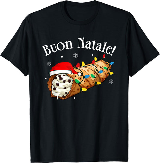 Cannolo Merry Christmas In Italian Buon Natale