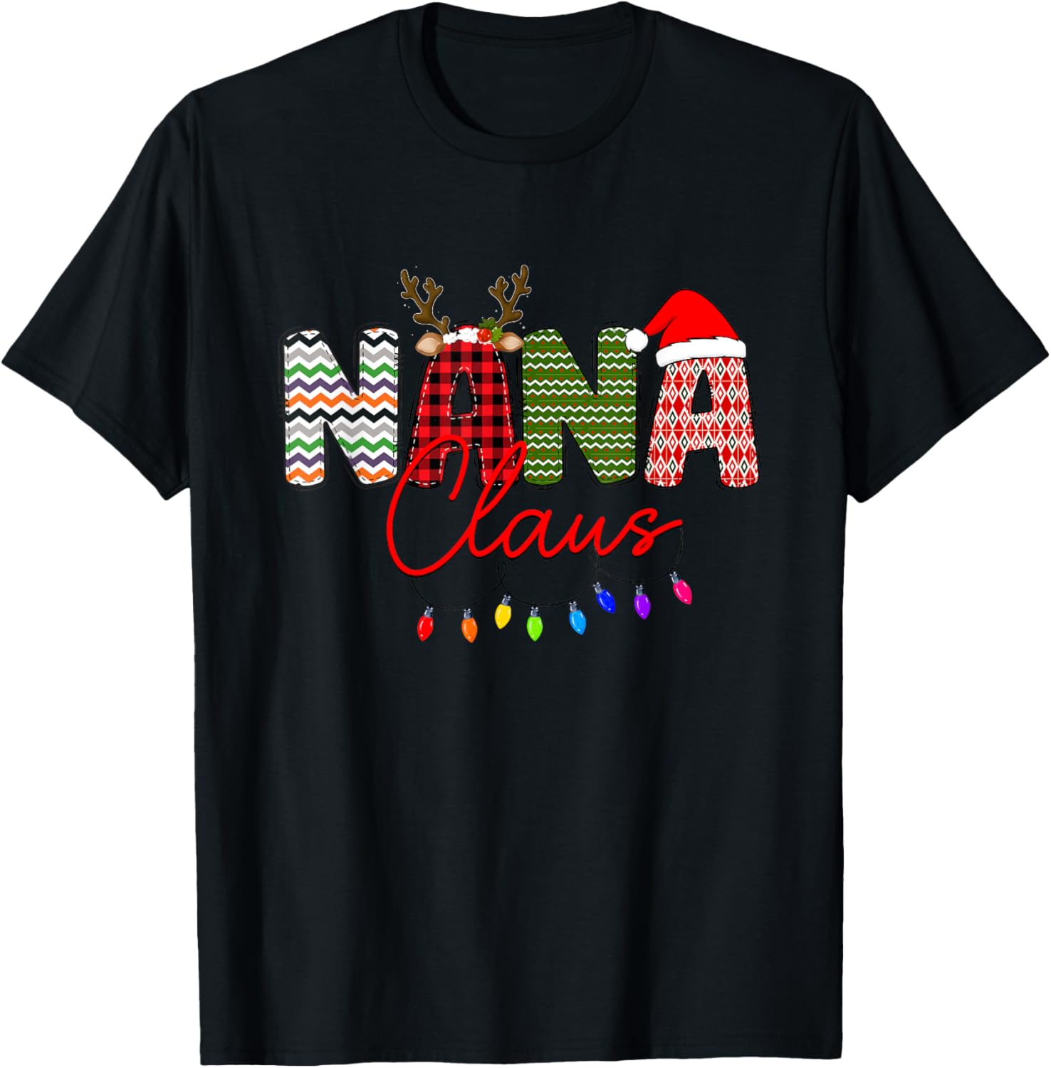 Nana Claus Ugly Christmas Sweater Funny Merry Xmas Outfitt