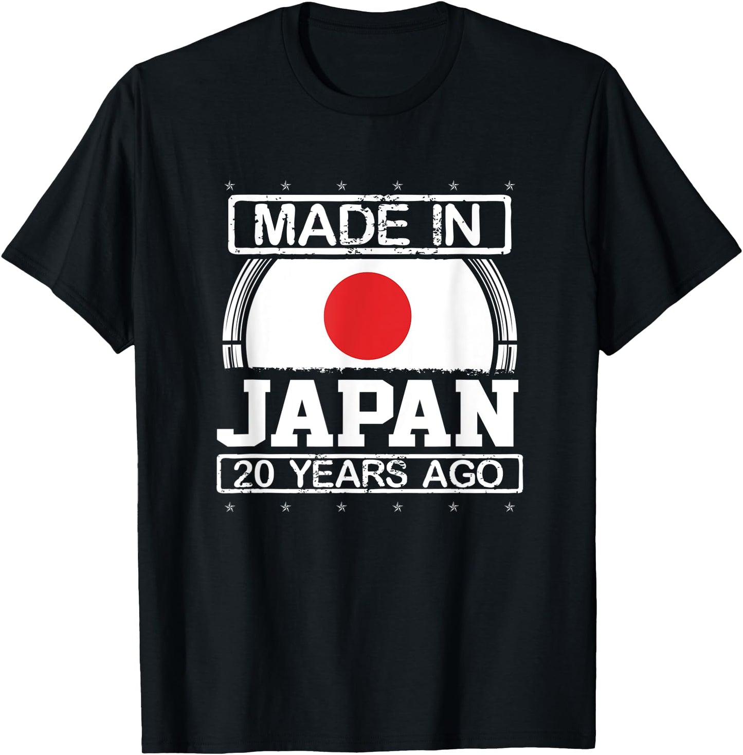 Made in Japan 20 Years Ago Japanese Flag Graphic