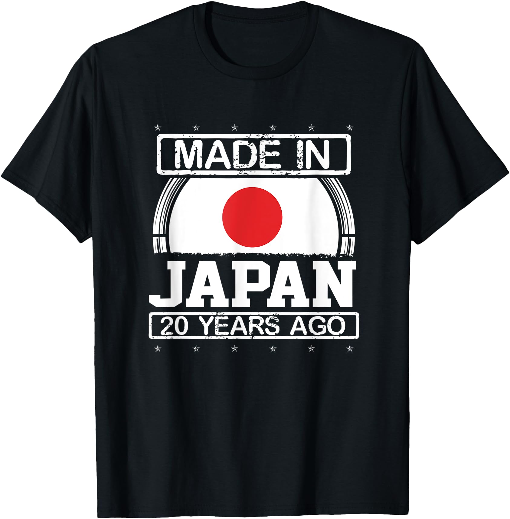 Made in Japan 20 Years Ago Japanese Flag Graphic