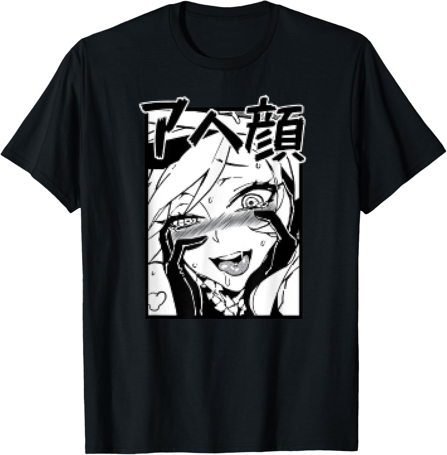 Ahegao T-Shirt Anime Funny Otaku Love Shirts