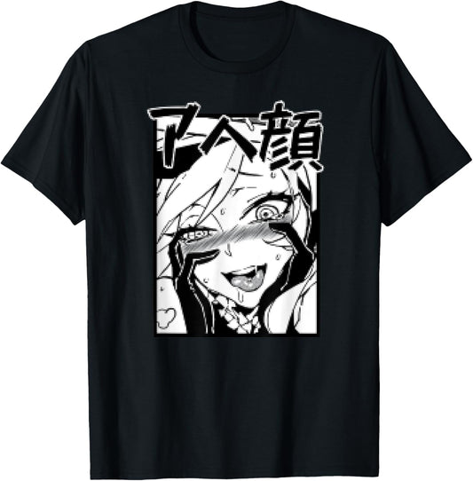 Ahegao T-Shirt Anime Funny Otaku Love Shirts