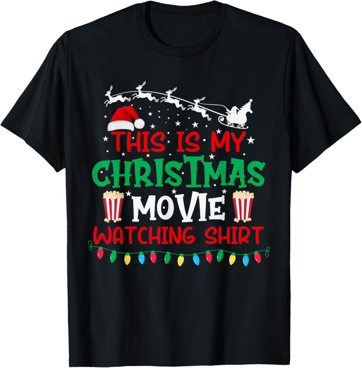 This is my Christmas Movie Watching Shirt Funny Xmas Movie
