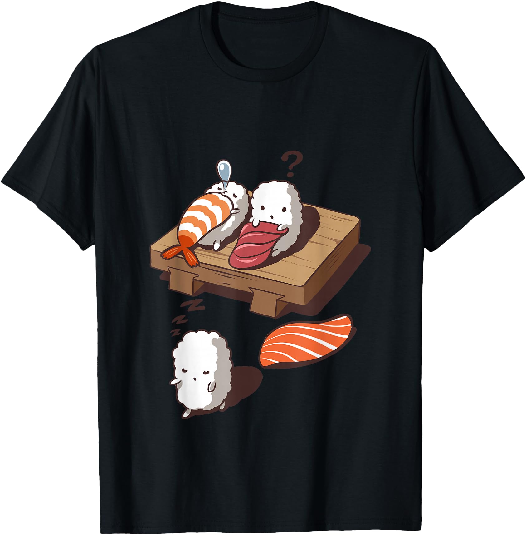 Funny Sleep Walking Sushi, Japanese Foodie