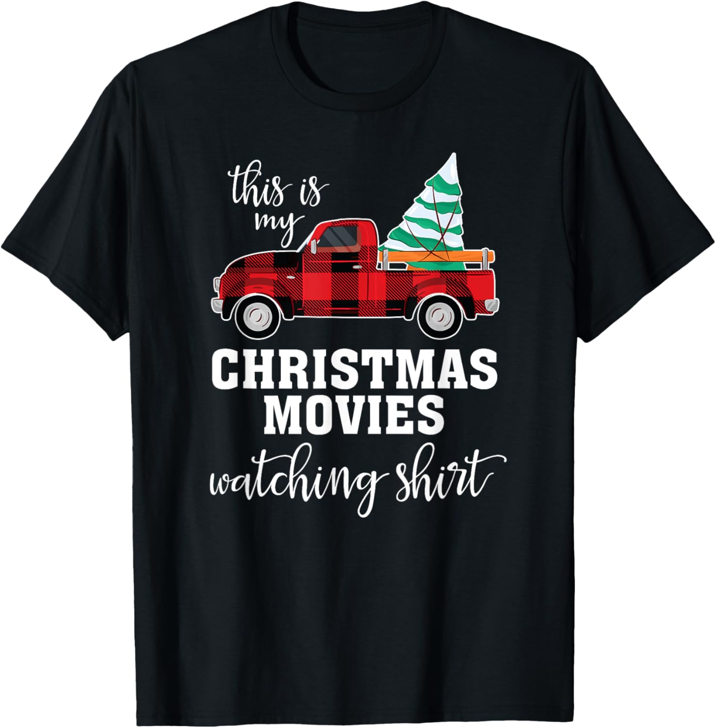 Christmas Movies Watching Shirt Women Boys Girls Xmas Movie