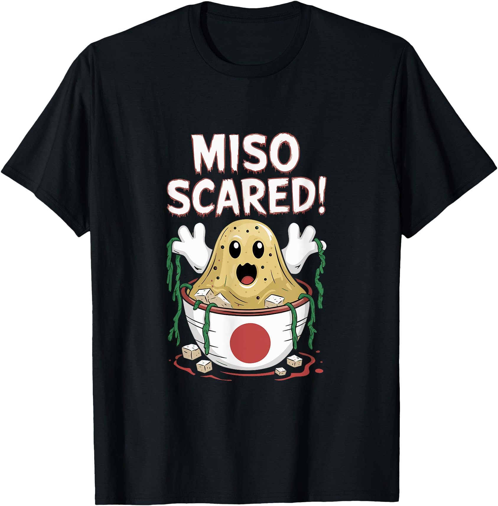 Miso Scared Japanese Halloween Pun - Japan Miso Soup Costume