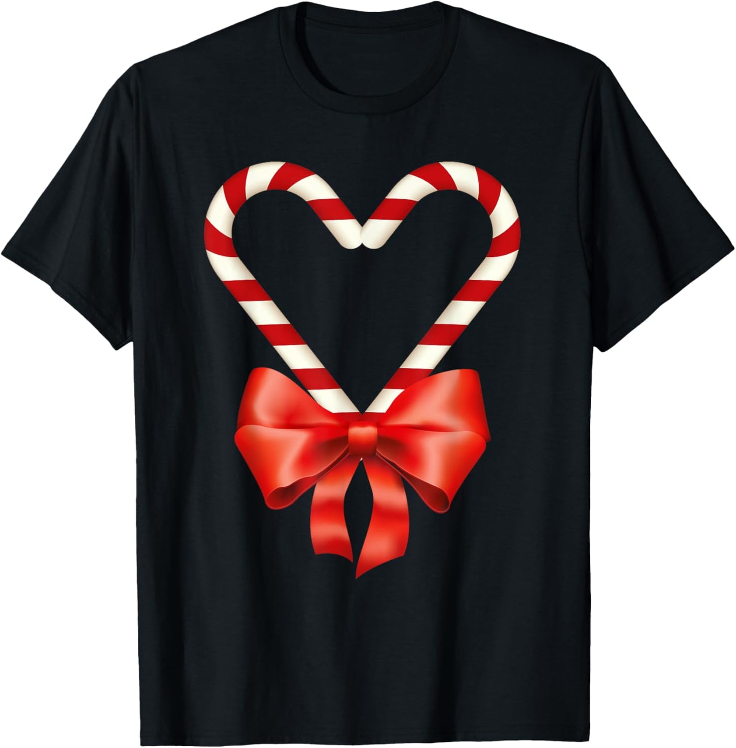 Christmas Candy Cane Heart for Children Men Women