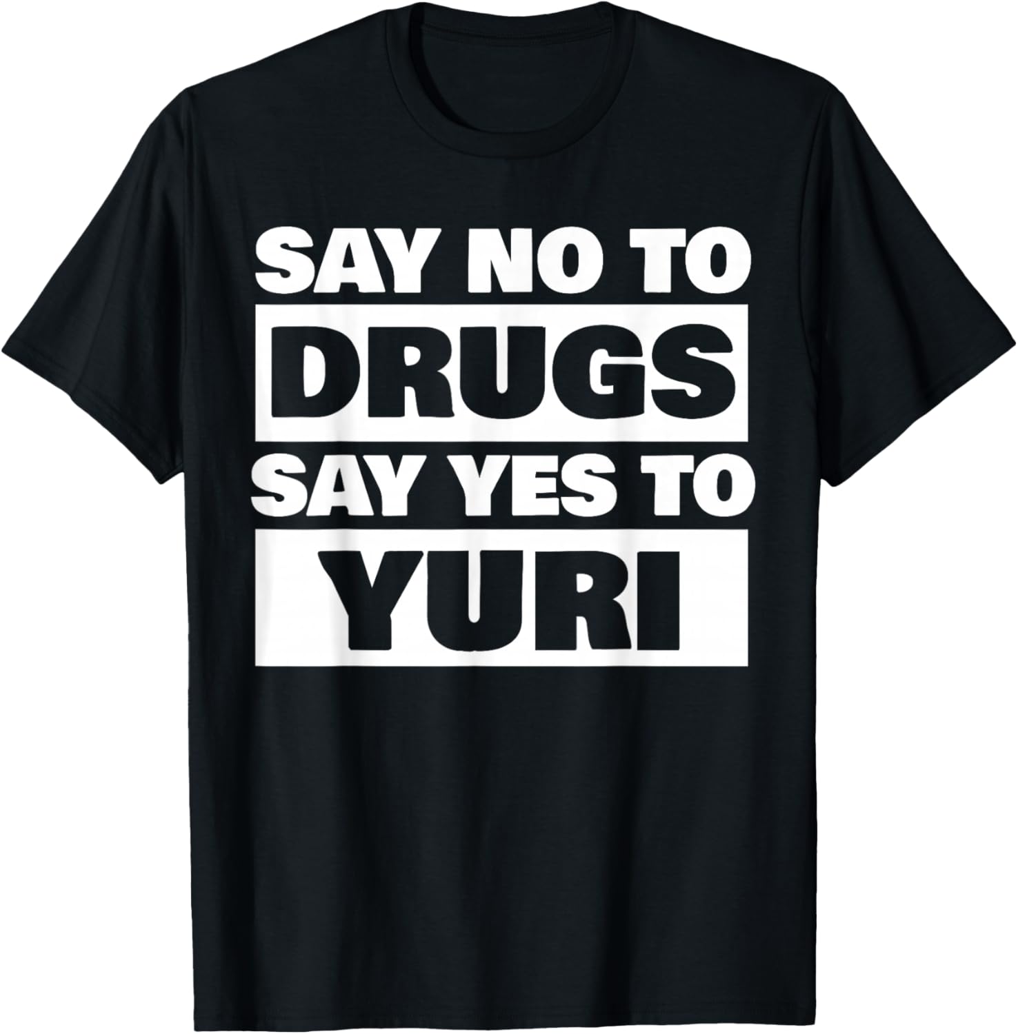Say No To Drugs Yes To Yuri Funny Lesbian WLW Gay Anime Gift