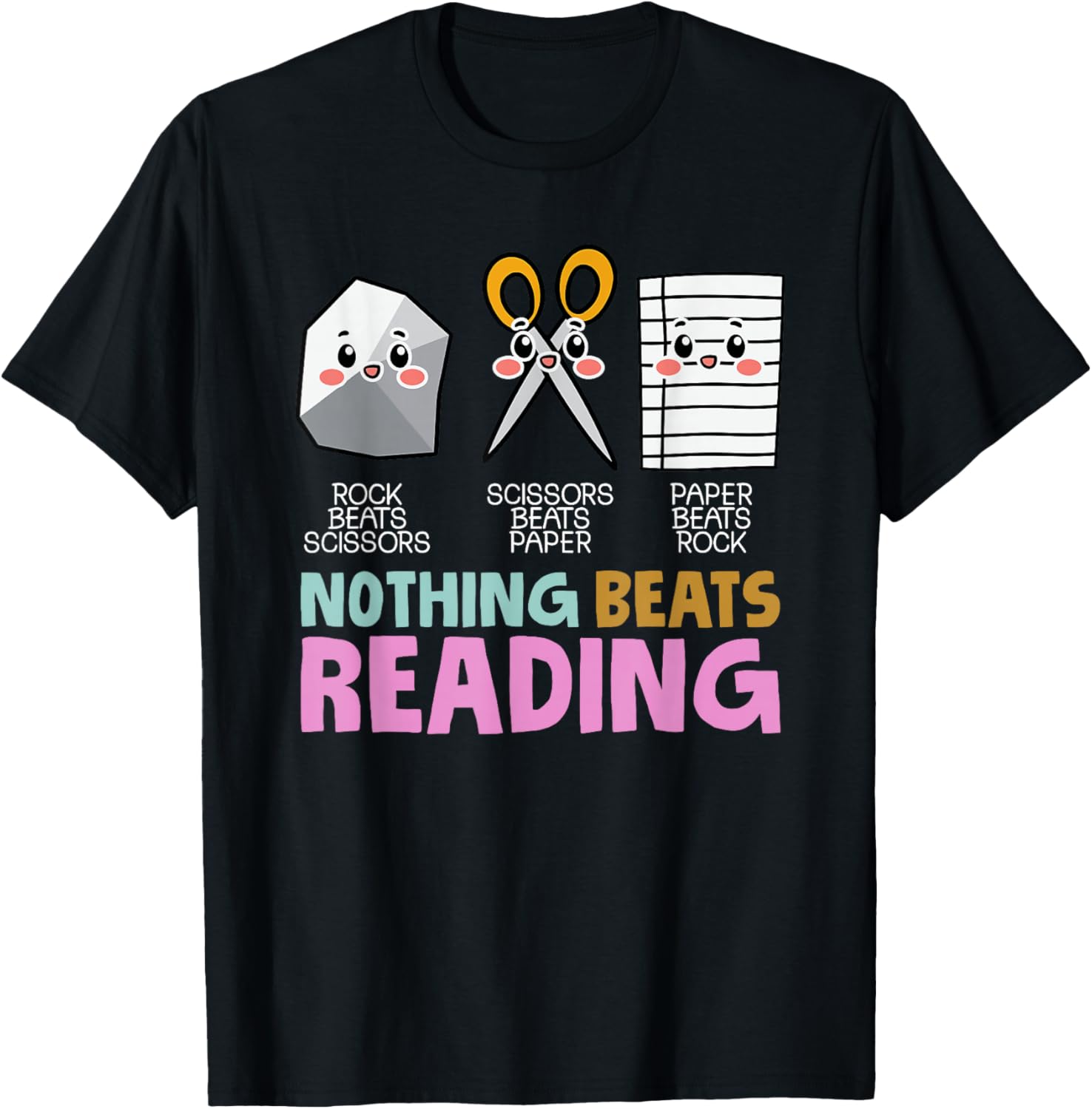 rock paper scissor nothing beats reading