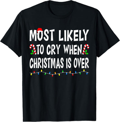 Most Likely To Christmas Xmas Family Matching Pajamas Funny