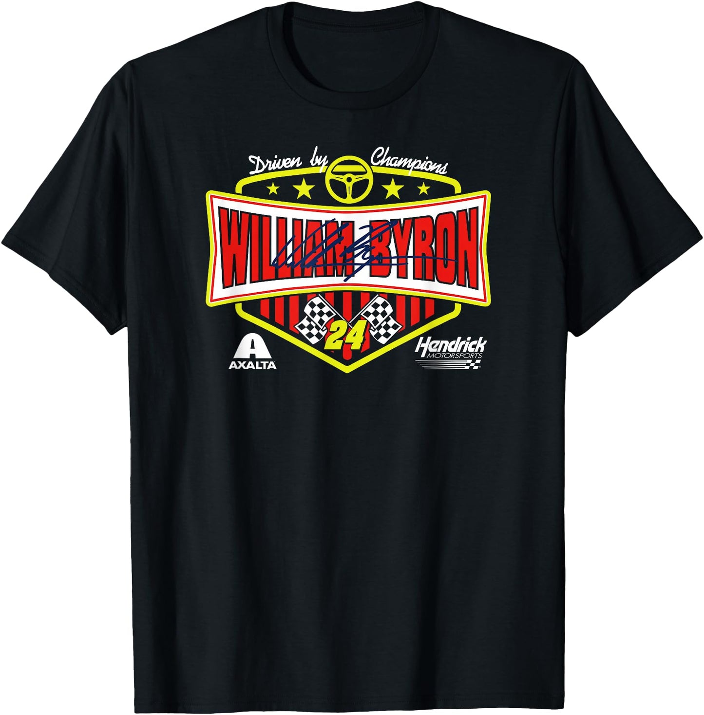 William Byron Hendrick Motorsports Officially Licensed Black