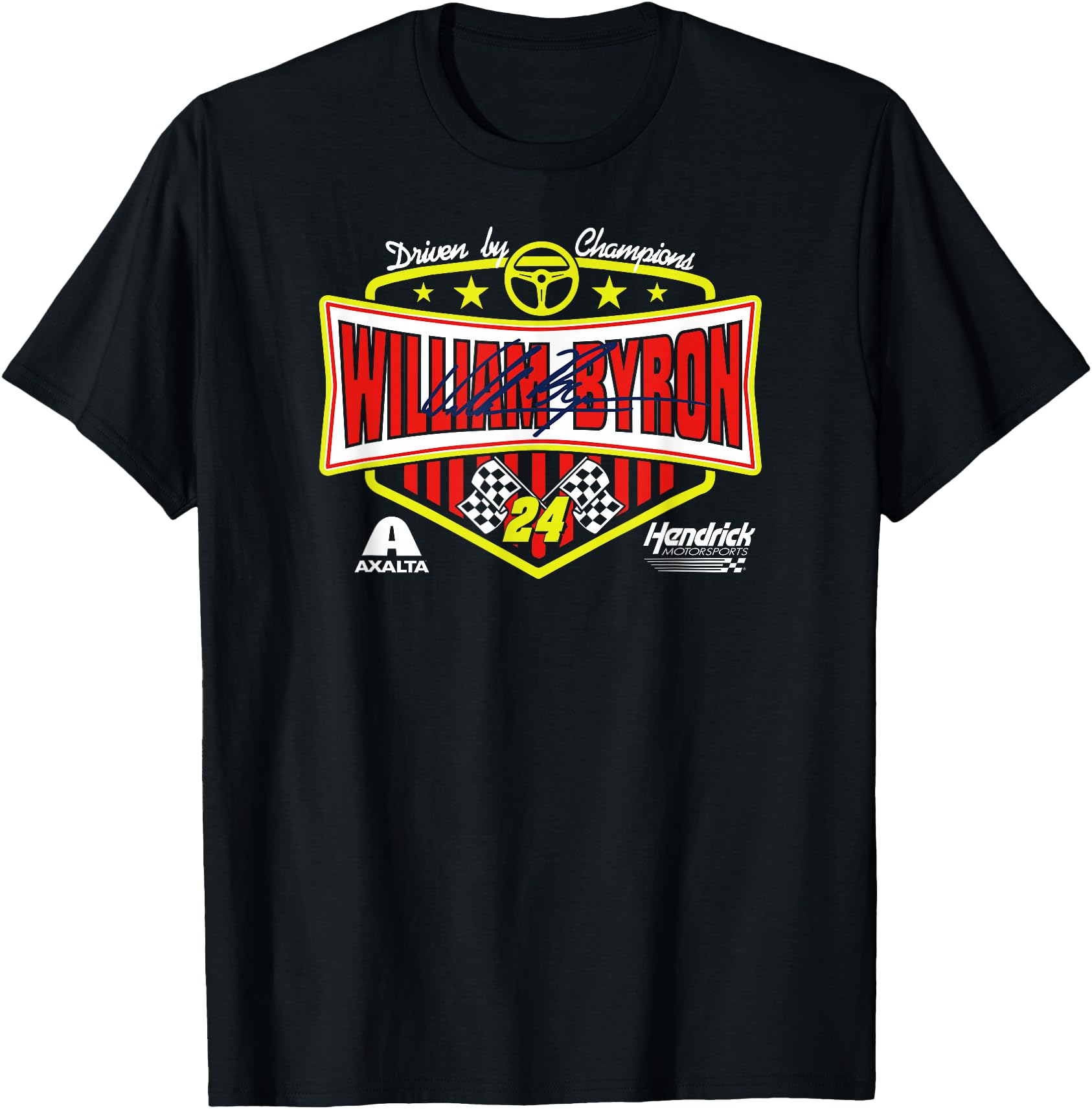 William Byron Hendrick Motorsports Officially Licensed Black
