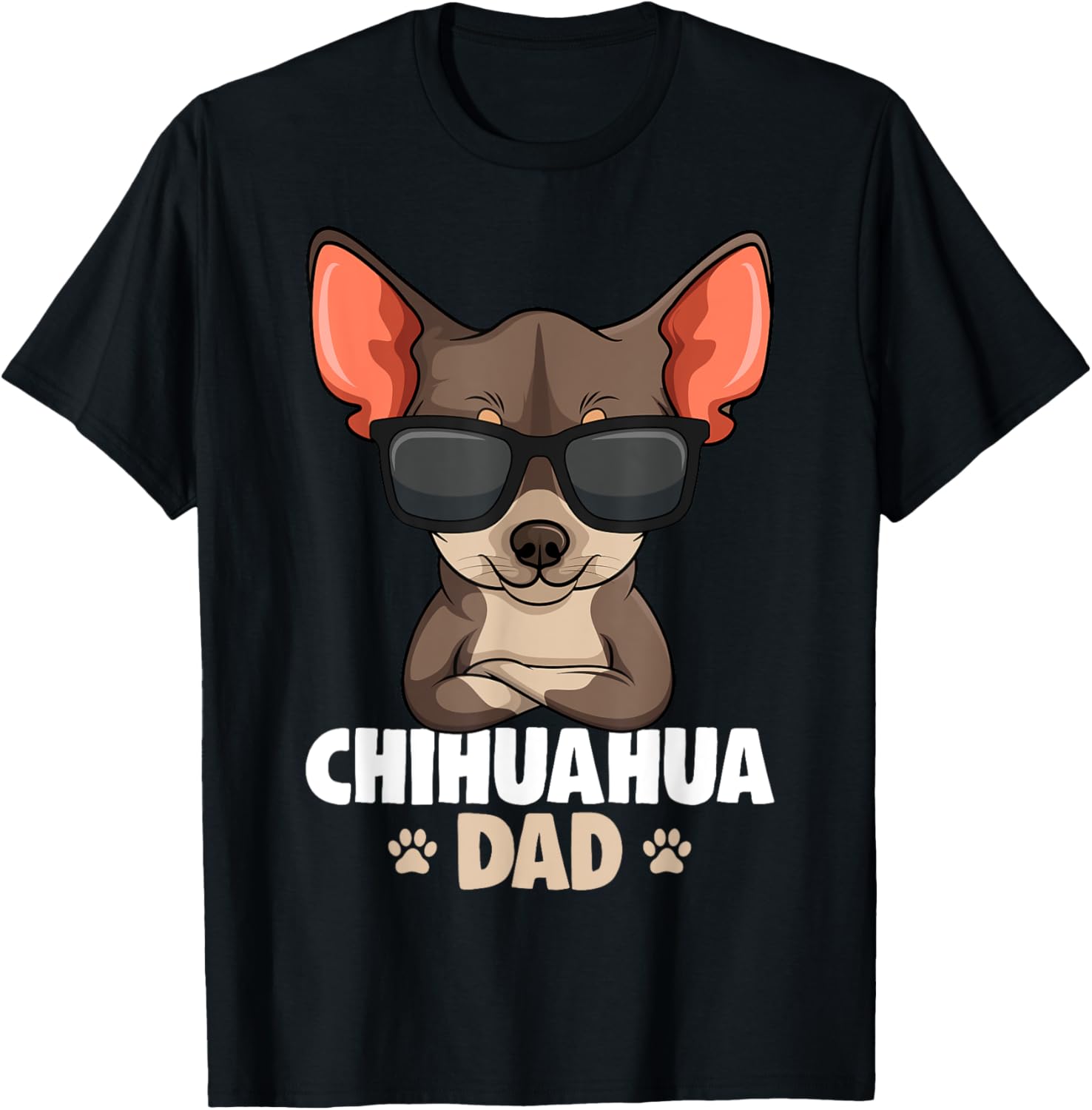 Chihuahua Dad Dog T-Shirt for Men