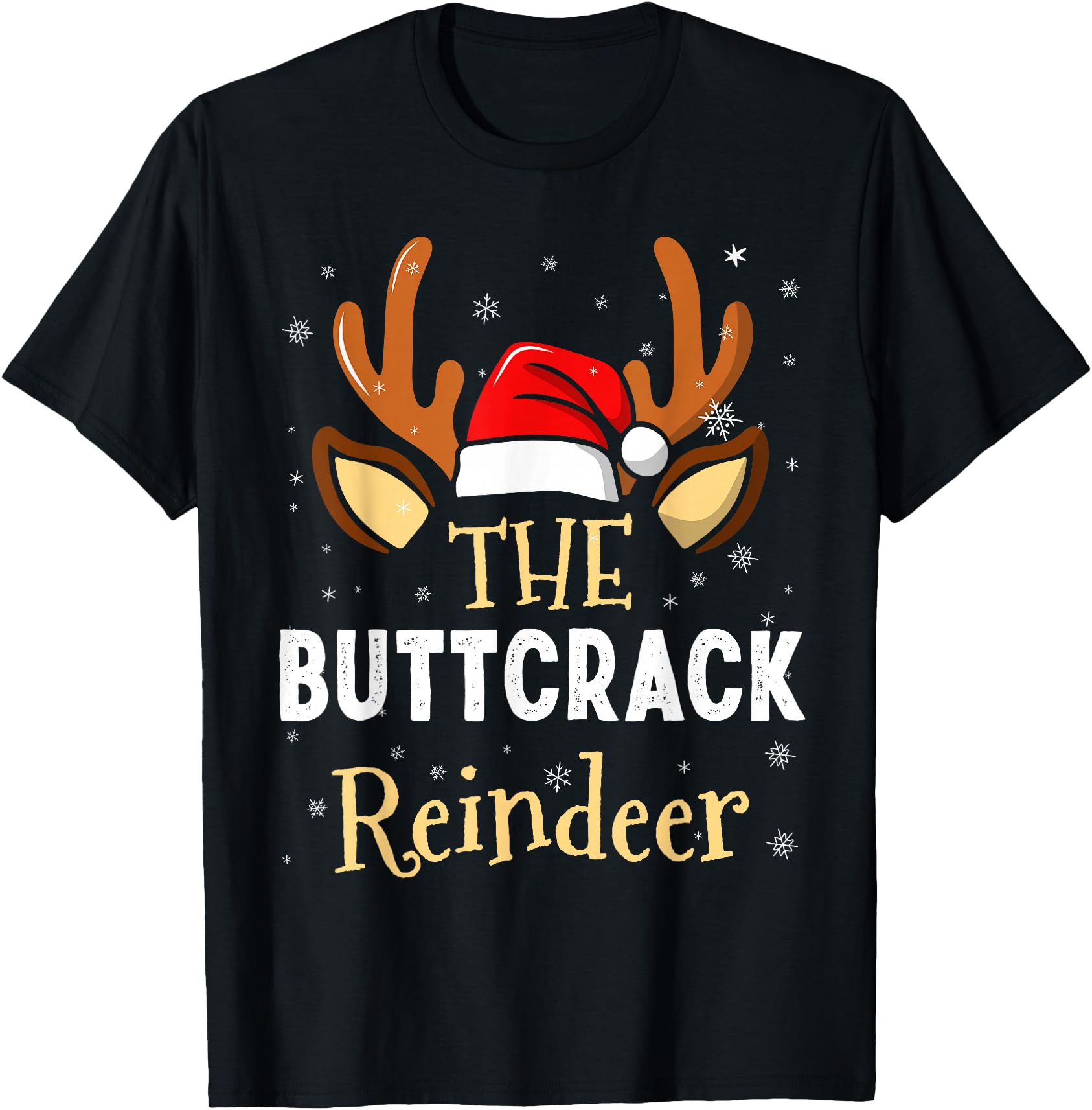 buttcrack Reindeer Family Matching Christmas Outfit 2022