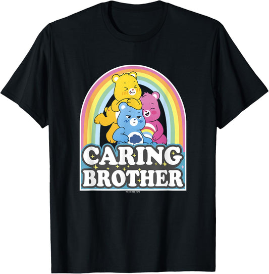 Care Bears Caring Brother Retro Rainbow Grumpy Group Shot