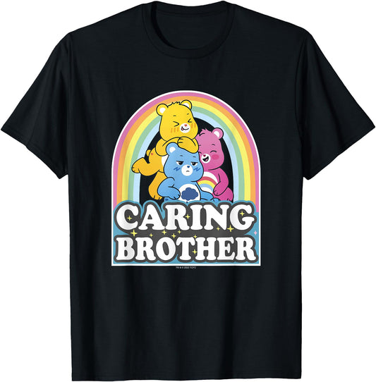 Care Bears Caring Brother Retro Rainbow Grumpy Group Shot