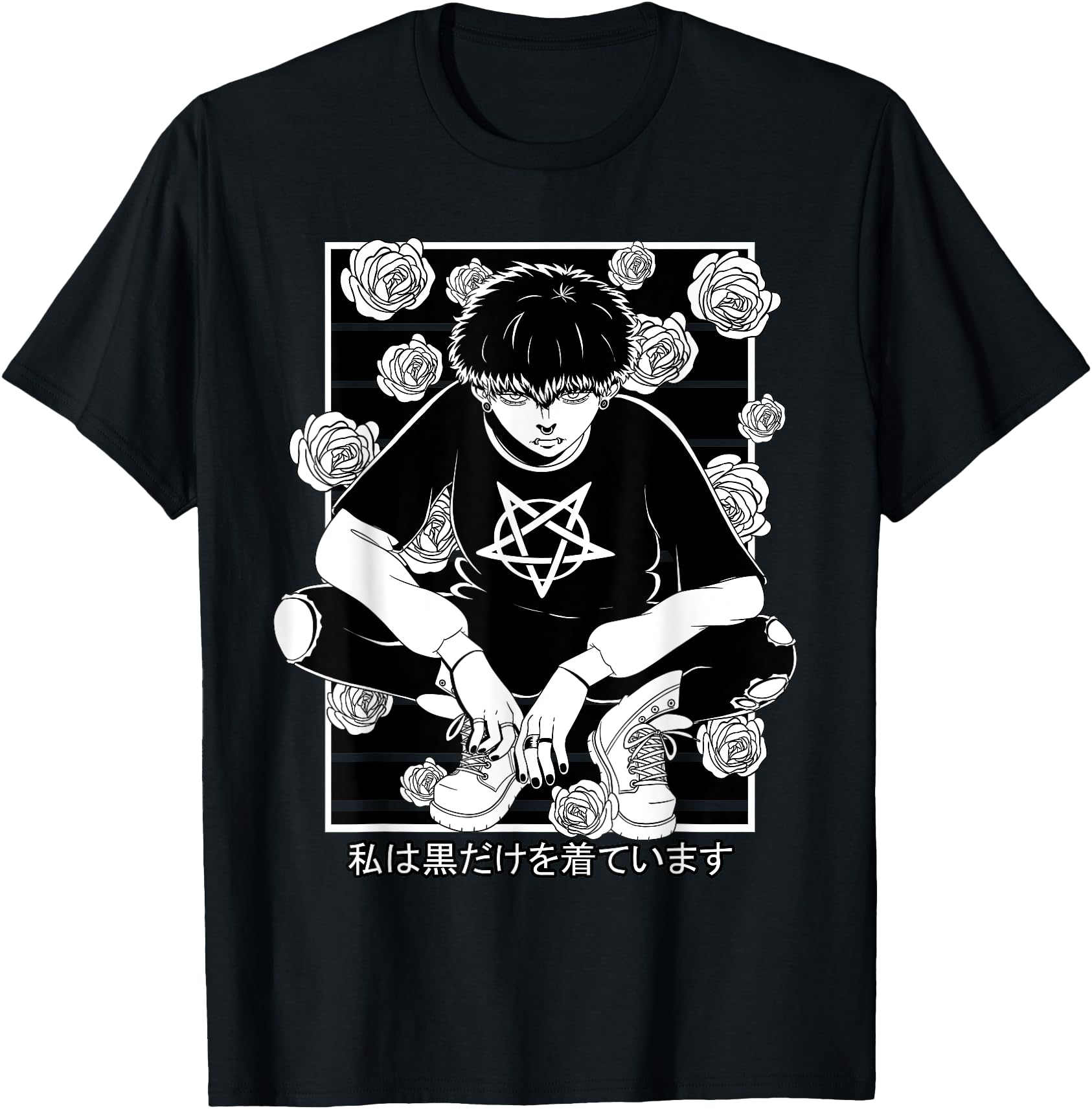 Goth Anime Boy Gothic Japanese Aesthetic Vaporware