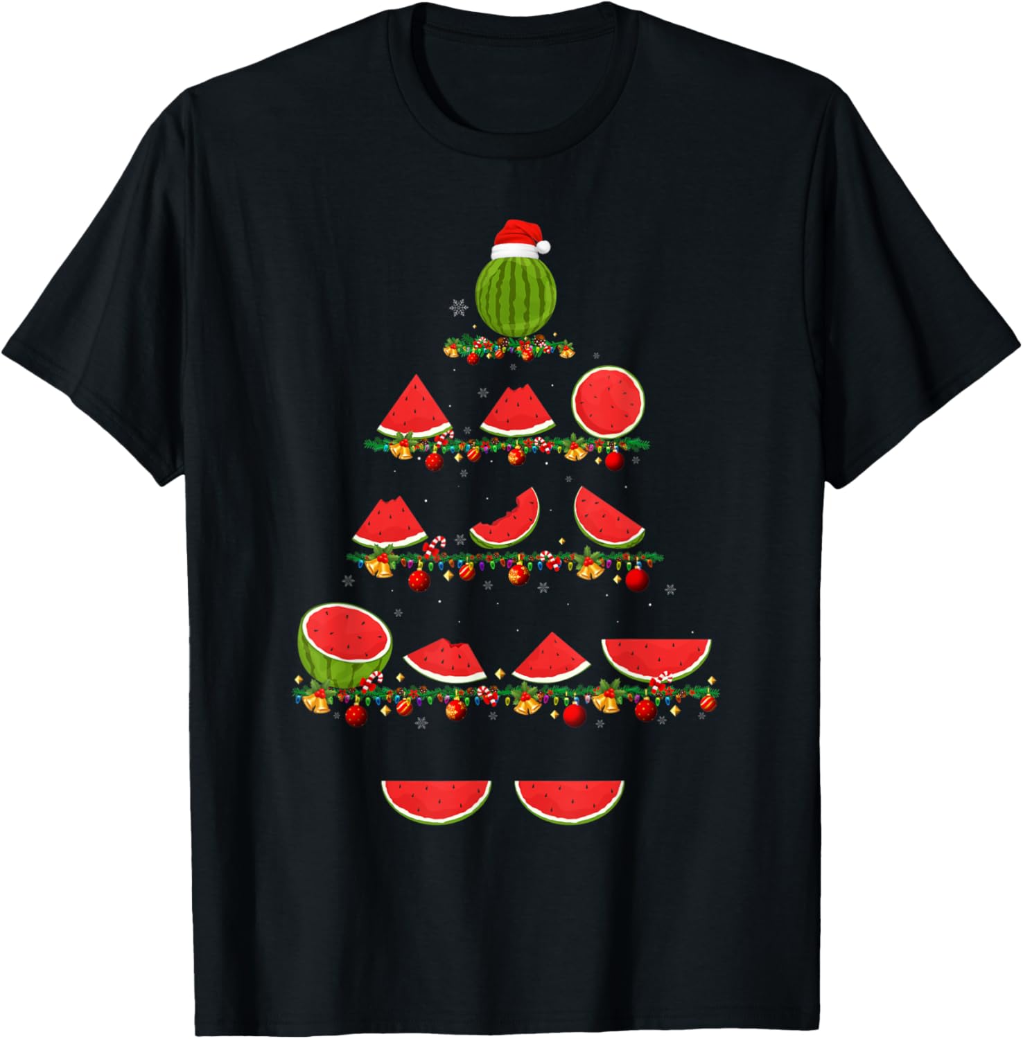 Family Pajama Sets Christmas Matching Watermelon Xmas Tree