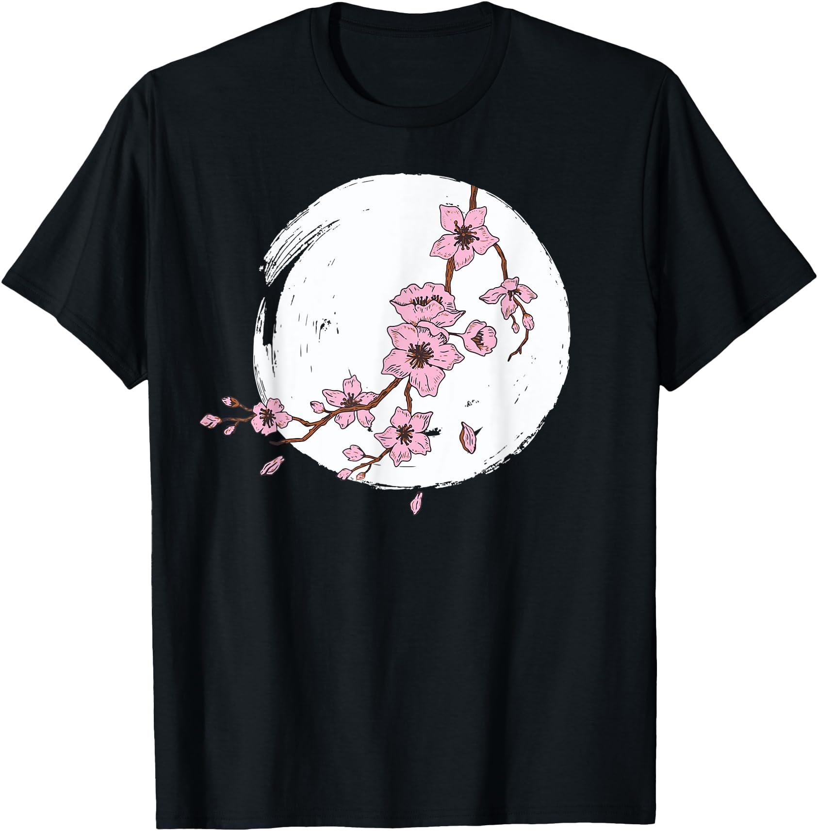 Vintage Retro Cherry Blossom Moon Japanese Aesthetic Gift