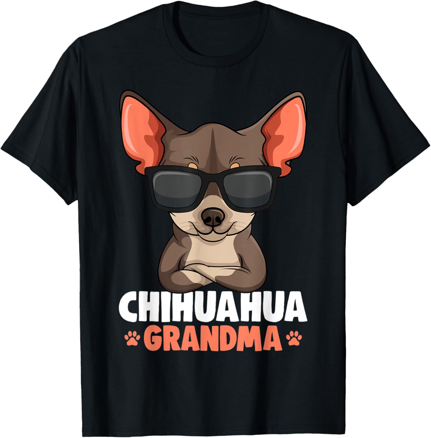 Chihuahua Grandma Dog Women T-Shirt