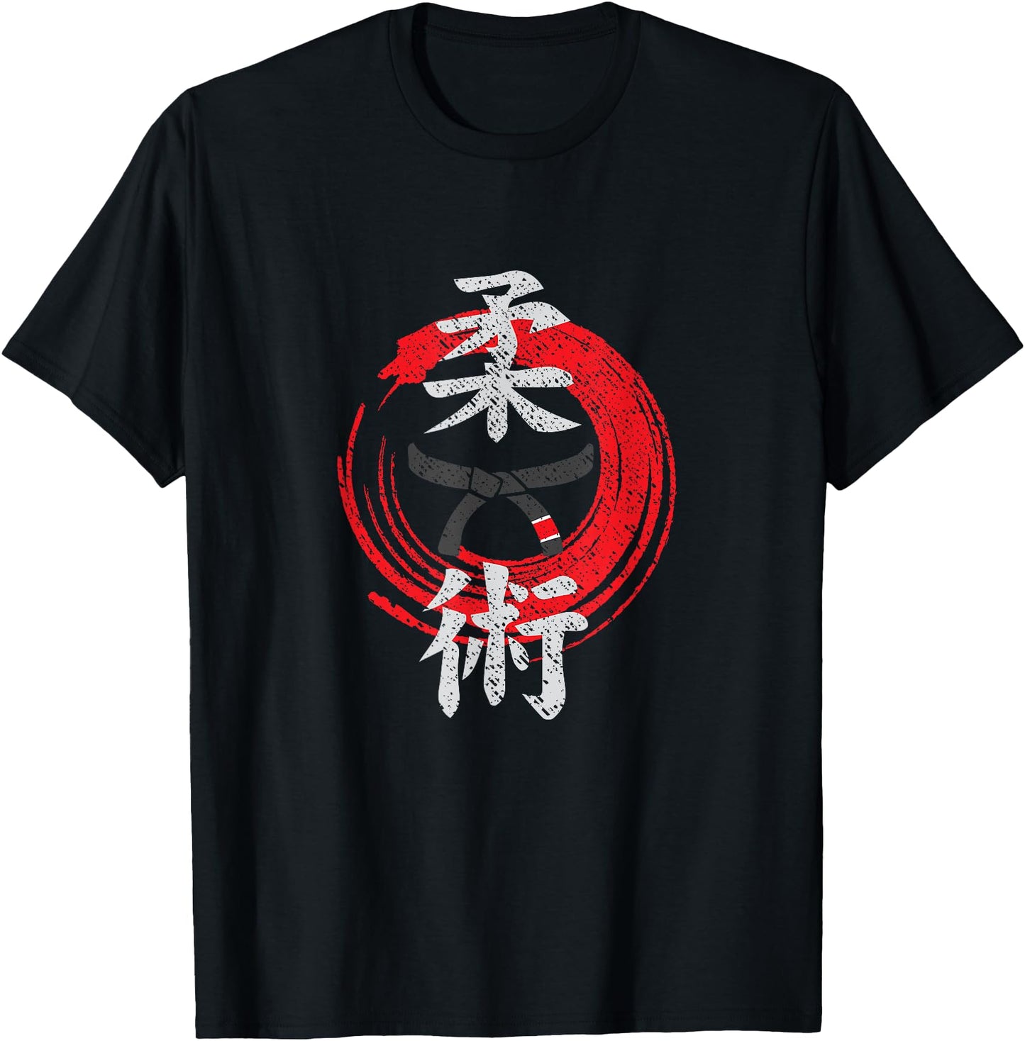 Tshirt - Brazillian Jiu-jitsu Bjj Black belt Japanese style