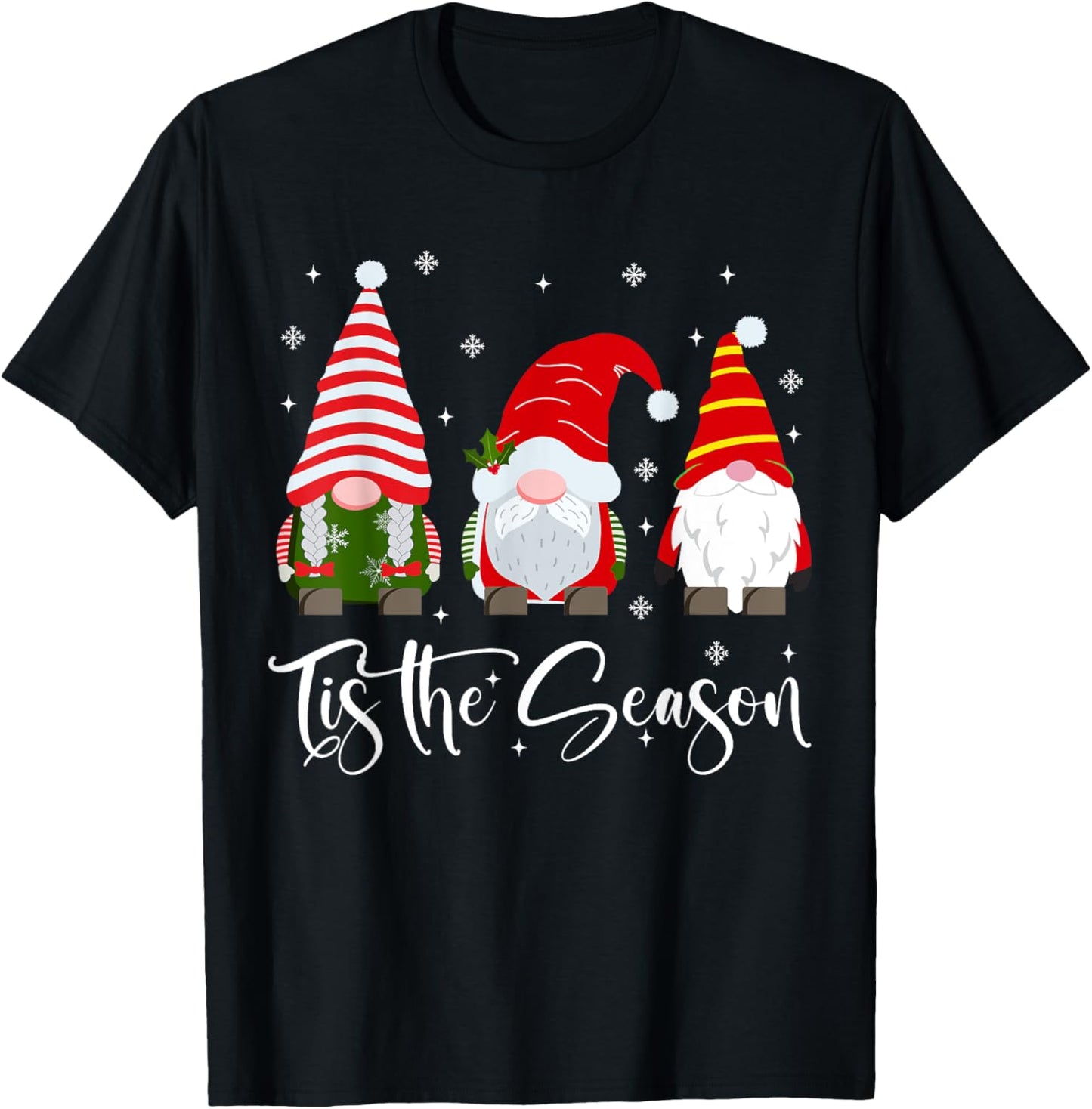 Tis The Season Christmas Tree Gnome Pajamas Xmas Men Women
