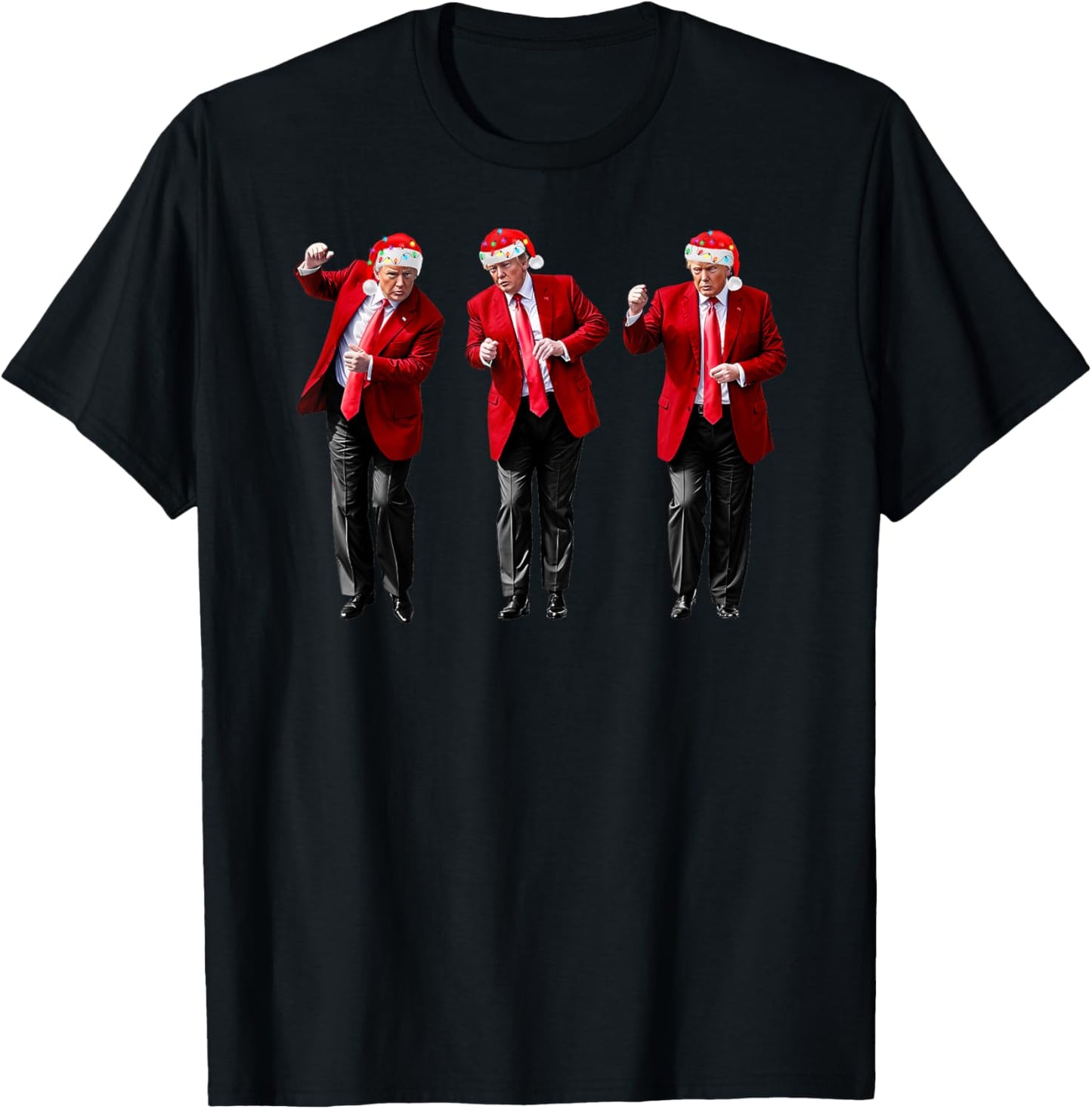 Christmas Donald Trump President 2024 Dancing Funny Santa T-Shirt