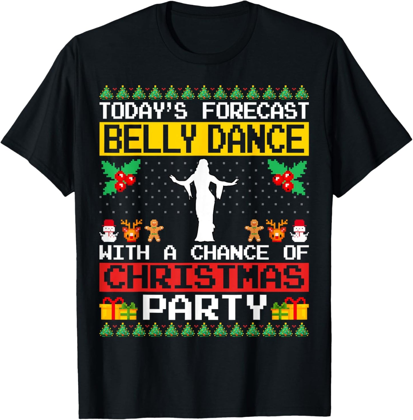Belly Dance Christmas Party Belly Dancer Xmas Ugly Style