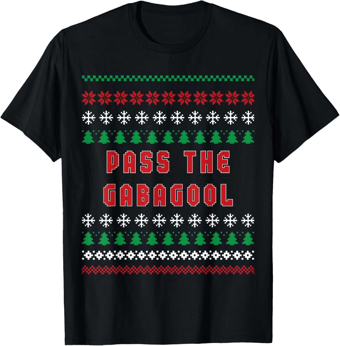 Pass The Gabagool Ugly Christmas Sweater Italian Xmas