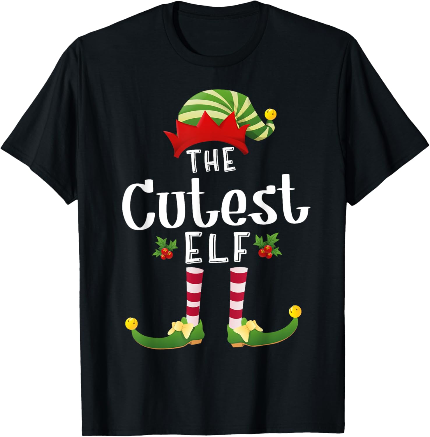 Cutest Christmas Elf Matching Pajama X-Mas Party