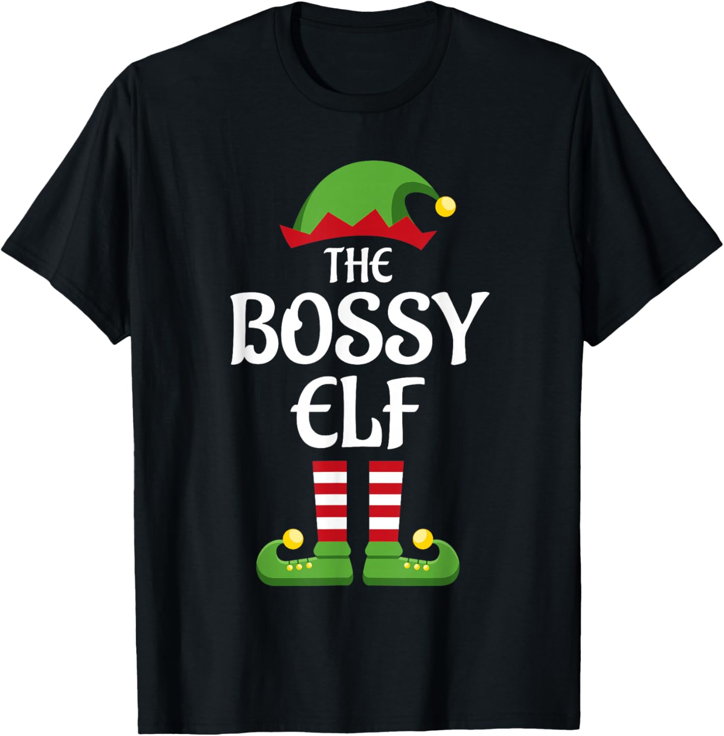 Bossy Elf Family Matching Group Christmas