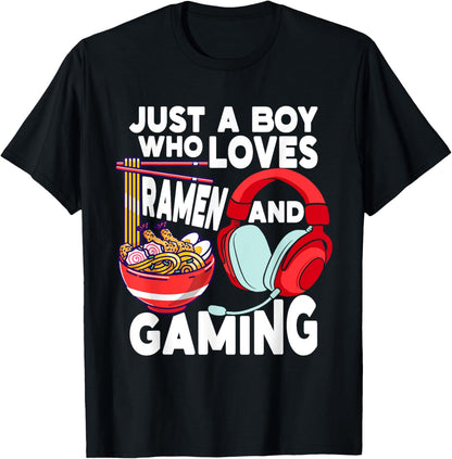 Just A Boy Who Loves Ramen And Gaming Japan Anime Video Game