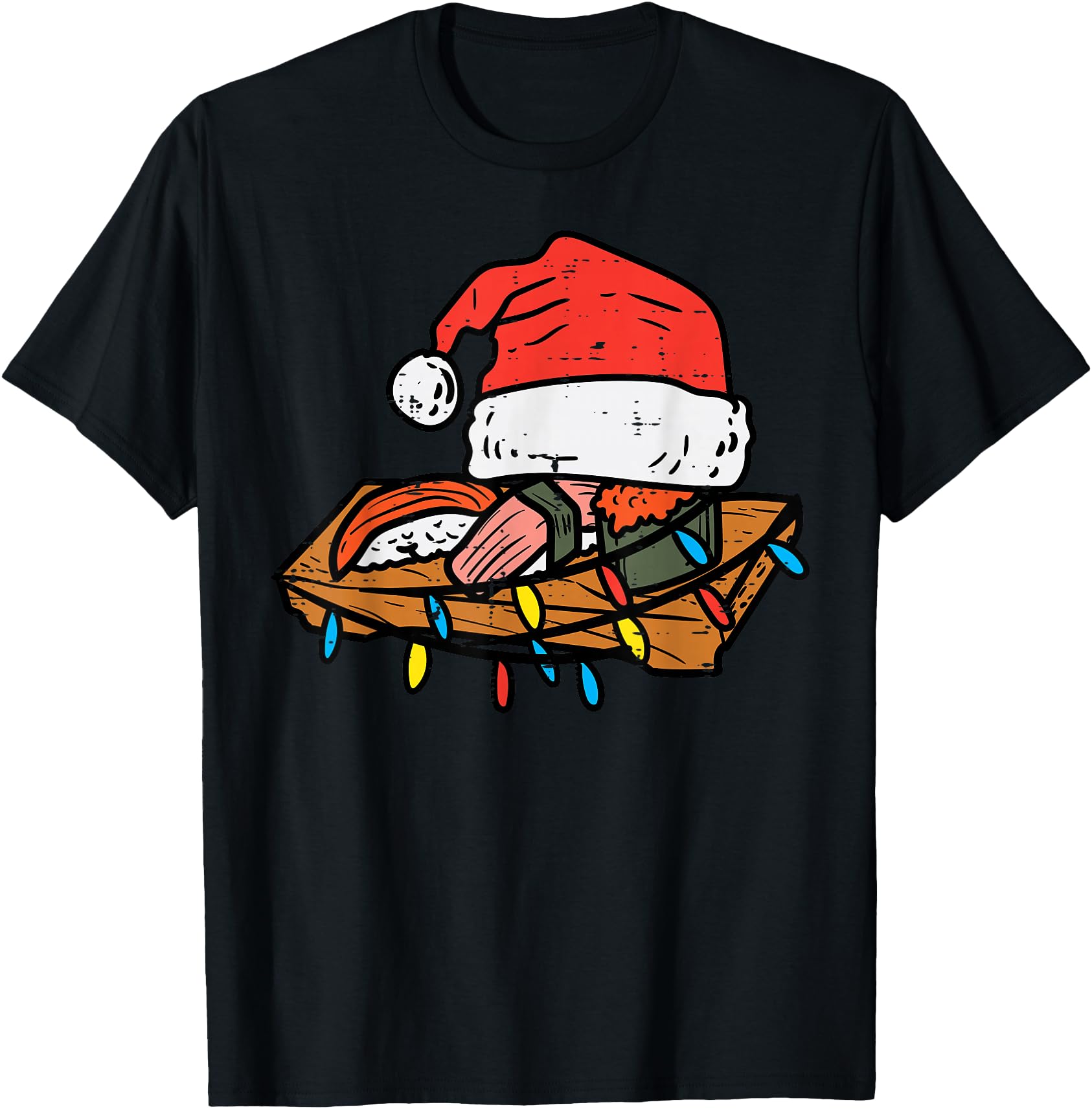 Christmas Sushi Santa Cute Japanese Food Xmas Men Women