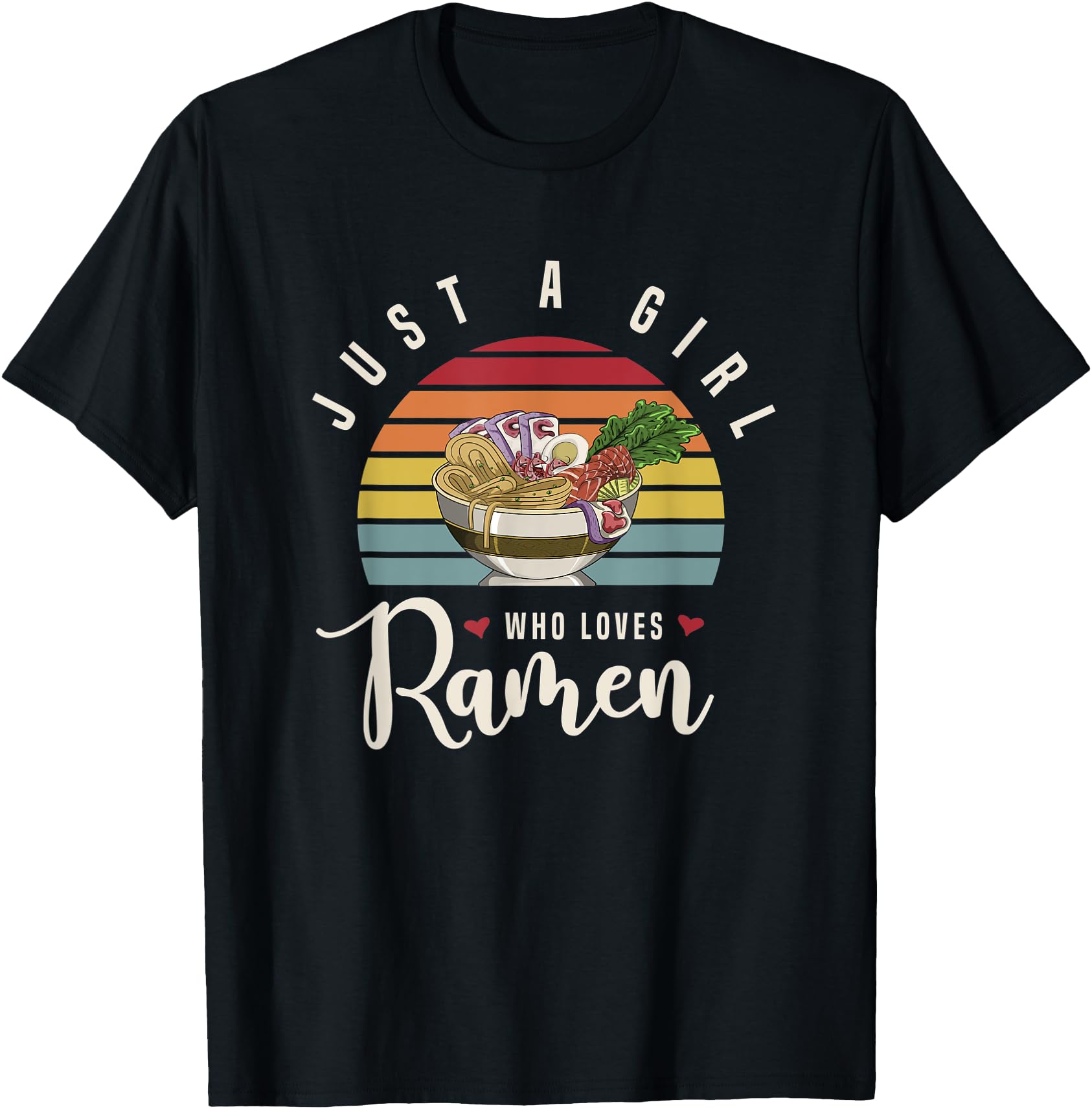 Women Girls Kawaii Asian Food Noodles Gift Retro Ramen