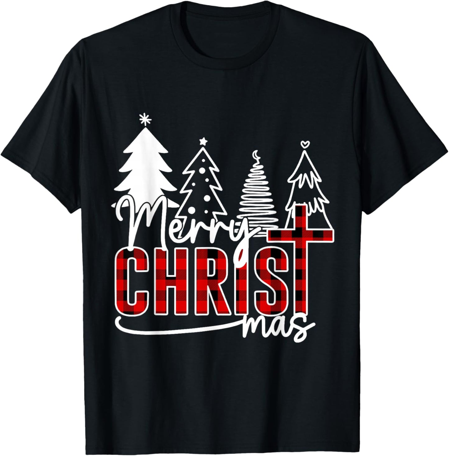 Merry Christ Mas Christian Jesus Christmas PJs Xmas Pajamas