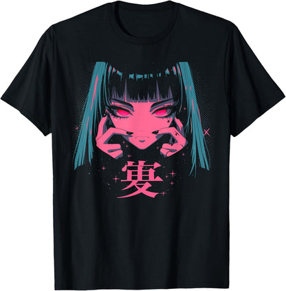 Goth Grunge Demon Anime Girl Waifu Horror Alt Aesthetic