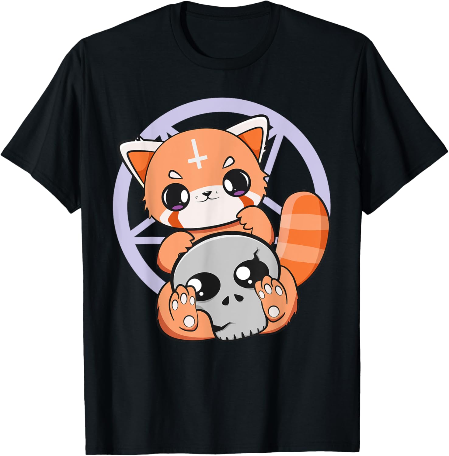 Kawaii Pastel Goth Red Panda Anime Cute Chibi Otaku