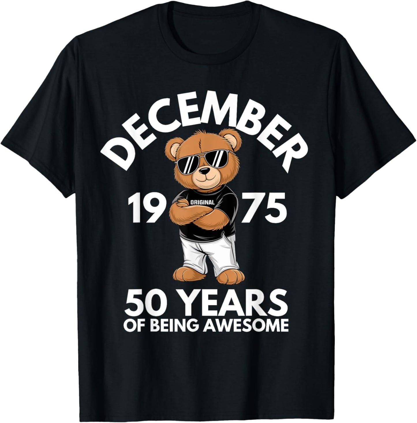 December 50th Birthday Men Women 1975 Awesome