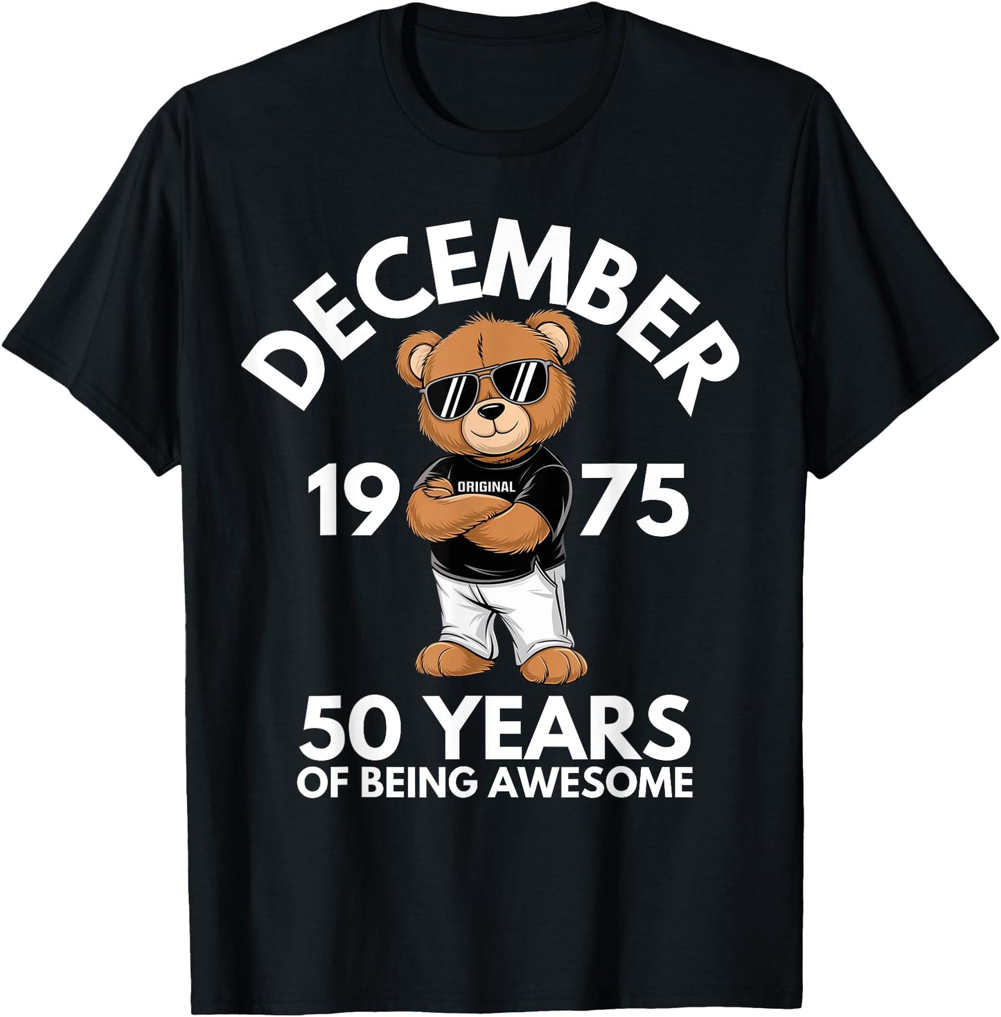 December 50th Birthday Men Women 1975 Awesome