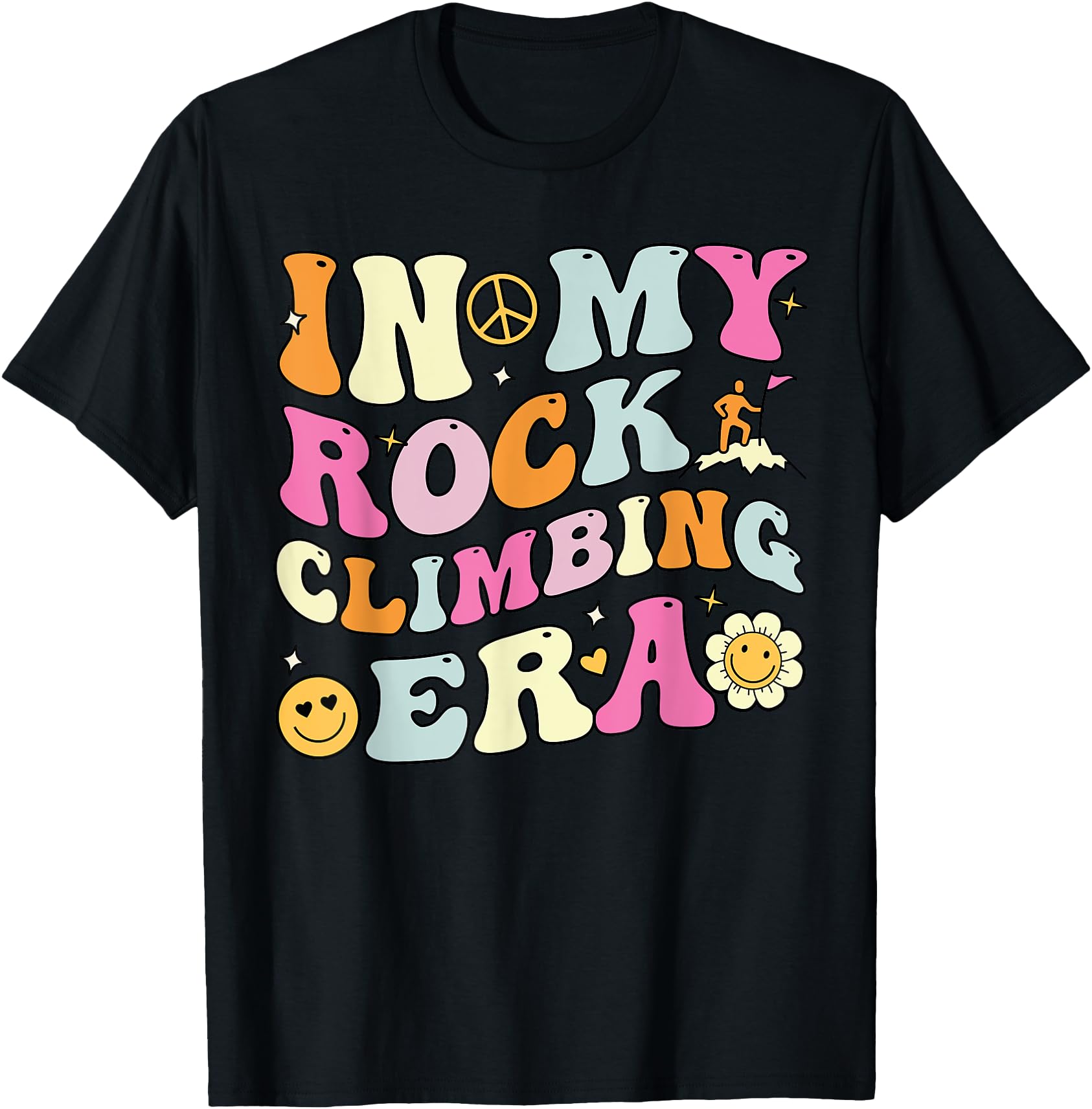 In My Rock Climbing Era, Cute Groovy Rock Climber